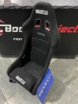 Sparco Evo Xl Qrt Fiberglass Black Competition Racing Seat 38" Fia 008015RNR. Fixed Price $899.00.