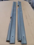 82-92 Camaro Firebird Fisher Door Sill Scuff Plates Trim Carpet Gray Oem Gm. Fixed Price $94.95.