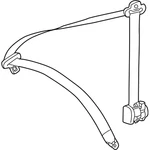 Genuine Mercedes-benz Oe Seat Belt 463-860-22-00-9A86. Fixed Price $429.24.
