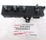 Genuine Oem Toyota 84922-AE010 Driver Front Power Seat Switch. Fixed Price $130.83.