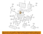 Chrysler Oem 07-12 Wrangler Rear Seat Components-retractor 68003015AA. Fixed Price $178.87.
