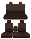 Nice Seat Covers Fits 1995-1998 Chevy C/k 1500 Truck Front 60-40 And Rear Bench. Fixed Price $169.99.