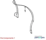 Seat Belt Front Bench Passenger Retractor Fits 03-04 Expedition 3765581. Fixed Price $90.49.