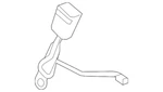 Gm Oem 11-15 Camaro Restraint Systems Front Seat Belts-buckle 19259440. Fixed Price $212.99.