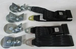 Rv Motorhome Sofa Dinette Black Set With Mounting Kit 110". Fixed Price $134.00.