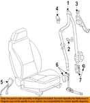 Gm Oem 10-12 G6,MALIBU Restraint Systems Front Seat Belts-buckle 19208288. Fixed Price $153.19.
