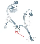 Audi A4 Avant B9 Rear Right Seat Buckle. Fixed Price $111.81.