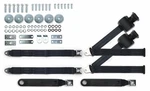 1965-1973 Ford Mustang Shoulder Seatbelt Kit Bench Pushbutton. Fixed Price $245.99.