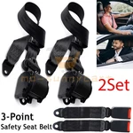 2XUNIVERSAL 3 Point Retractable Seat Belts Fit For Jeep Cj Yj Wrangler 1982-1995. Fixed Price $28.99.