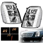 Chrome Hid/xenon Projector Headlights For 2007-2014 Cadillac Escalade Headlamps. Fixed Price $155.99.