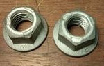 2003 - 2006 Silverado Sierra Seat Belt Buckle Hardware 18MM Nuts Pair. Fixed Price $5.25.