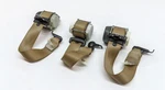 2011 Bmw X3 (F25) Rear Left Center Right Seatbelt Retractor SET/3 (beige). Fixed Price $118.74.