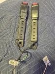 1986-1993 Volvo 240 244 245 Pair Of Front Seat Belt Buckles Receivers Oem #4828E. Fixed Price $69.99.