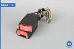 2004 Jaguar X-type X400 Rear Left Driver Side & Center Seat Belt Buckle Leg Oem. Fixed Price $41.50.