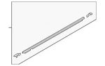 Genuine Mazda Door Window Belt Weatherstrip NE51-50-650G. Fixed Price $79.23.
