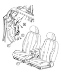 Genuine Mopar Front Outer Seat Blt Left ZF39BD5AF. Fixed Price $245.54.