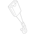 Gm Oem 05-12 Canyon,colorado Restraint Systems Front Seat Belts-buckle 19258614. Fixed Price $182.69.