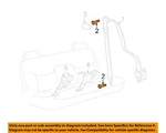 Gm Oem 04-07 Sierra 1500 Classic Rear Seat Belts-belt Retractor Bolt 11609725. Fixed Price $42.70.