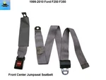 F81Z25611B60ABC 99-10 Ford F250 F350 Jumpseat Front Seatbelt & Buckle. Fixed Price $139.00.
