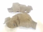 Grey Bench Seat Belt Trims Fits 08 09 10 Ford F250 F350 F450 F550. Fixed Price $27.98.