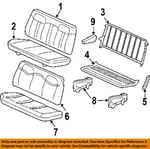 Gm Oem 10-25 Express 1500 Seats Tracks Rear Components-seat Cover 19128199. Fixed Price $320.37.