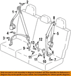Volkswagen Oem 18-23 Atlas Cross Sport Restraint Systems 3CN857739MNB. Fixed Price $30.82.