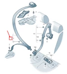 New Audi A3 Rear Seat Belt Genuine. Fixed Price $249.76.