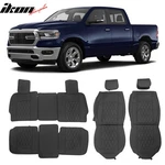For 09-23 Dodge Ram 1500 2500 3500 Black Covers Pu Leather 5-SEAT Bench Pad. Fixed Price $109.99.
