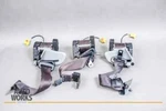 04-05 Jaguar XJ8 Xjr Vdp X350 X358 Rear Seat Belt Retractor Set Of Leg Oem. Fixed Price $54.50.
