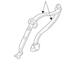 Genuine Ford Lap & Shoulder Belt 7L5Z-10611B08-AA. Fixed Price $221.39.