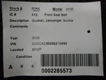 Seat Belt Front Bucket Driver Buckle Manual Fits 06-11 Hhr 229636. Fixed Price $44.00.