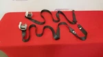 08 Ford Mustang Coupe Complete Rear Seat Belt Set Pair Black. Fixed Price $102.00.
