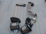 2005-12 Chevy Corvette Seat Belt Set Left Right Tan 15827571 15828283. Fixed Price $154.44.