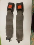 1989 Toyota FJ62 Landcruiser Buckle Recievers Rear Gray Grey. Fixed Price $111.00.
