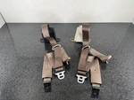 1992-1996 Ford Bronco Pair Of Left & Right Rear Seat Belt Retractors Tan/mocha. Fixed Price $199.95.