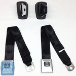 1968-72 Gm Cars Deluxe Front Seat Belt Retractor Set W/ Chrome Buckle. Fixed Price $309.99.