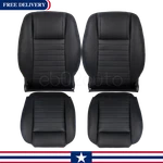 05-09 Ford Mustang Front Replacement Perforated Leather Seat Cover Black. Fixed Price $42.02.