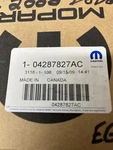 1997-200 Dodge Stratus & 2000 Chrysler Cirrus W/ 2.0 Cyl. Egr Valve #4287827AC. Fixed Price $40.00.