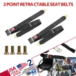 X 2POINT Bolt Safety Black Universal Truck Car Seat Lap Belts Adjustable. Fixed Price $15.99.