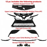 For Toyota Camry Xse 2021-2023 Front Lower Bumper Grille Fog Light Wo Sensor. Fixed Price $118.59.