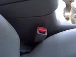 Seat Belt Front Bucket Passenger Buckle Fits 07-12 Santa Fe 3755076. Fixed Price $35.00.