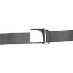 Gray Seatbelt With Airplane Buckle - Front Lap Harness Safety Autoloc. Fixed Price $29.99.