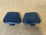 87-93 Mustang Charcoal Gray Front Seat Belt Upper Bolt Cover Set, Pair. Fixed Price $15.99.