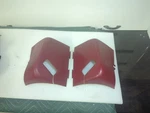1982-92 Camaro/firebird Rear Red Seat Belt Trim Panel P/n 10082803/10082802. Fixed Price $79.99.