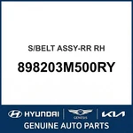 2008-2014 Hyundai Genesis S/belt Assembly-rear Oem New 898203M500RY. Fixed Price $139.38.