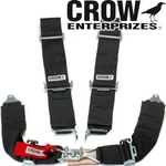 Crow Enterprizes Quick Release Black Seat Belt 3 Inch Lap Shoulders 4 Pt.. Fixed Price $165.81.