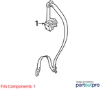 Volkswagen 07-17 Touareg Seat Belt Lap And Shoulder 7P0857805EHCP. Fixed Price $112.75.