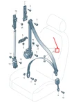 New Audi Q5 Front Right Seatbelt Original. Fixed Price $411.39.