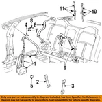 Gm Oem 84-95 Aurora Restraint Systems Rear Seat Belts-retractor 12530955. Fixed Price $184.64.