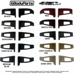 78-88 A/g Body Bucket Seat Headrest Belt Guide Catch Molded In Color Choices Pr. Fixed Price $29.95.